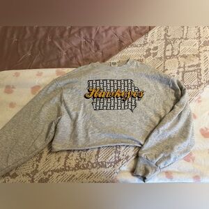 PINK Victoria's Secret Gray Hawkeyes Sweater